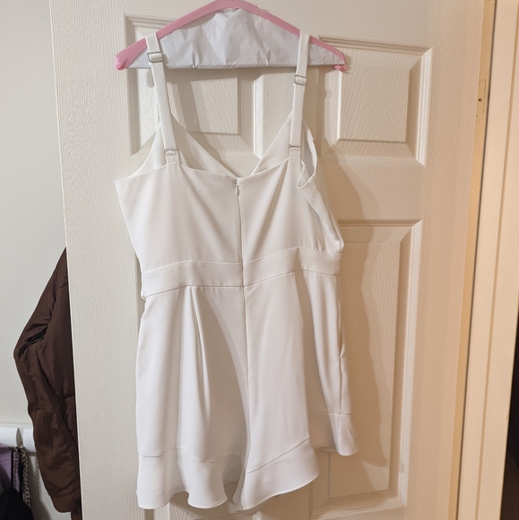 White Parker Romper - Picture 3 of 6